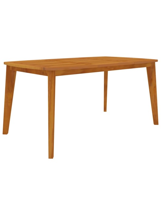Sodo stalas, 160x90x75cm, akacijos medienos masyvas