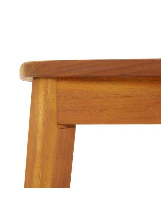 Sodo stalas, 160x90x75cm, akacijos medienos masyvas