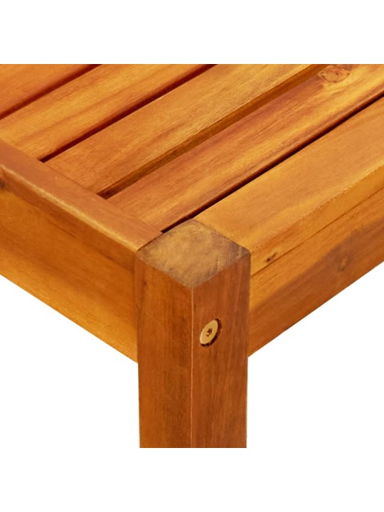 Sodo stalas, 85x57x29cm, akacijos medienos masyvas
