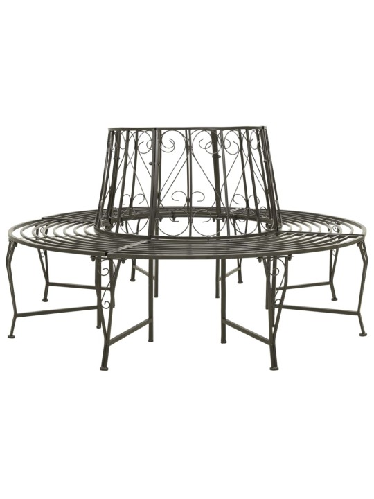 Sodo suoliukas aplink medį, 160cm, plienas