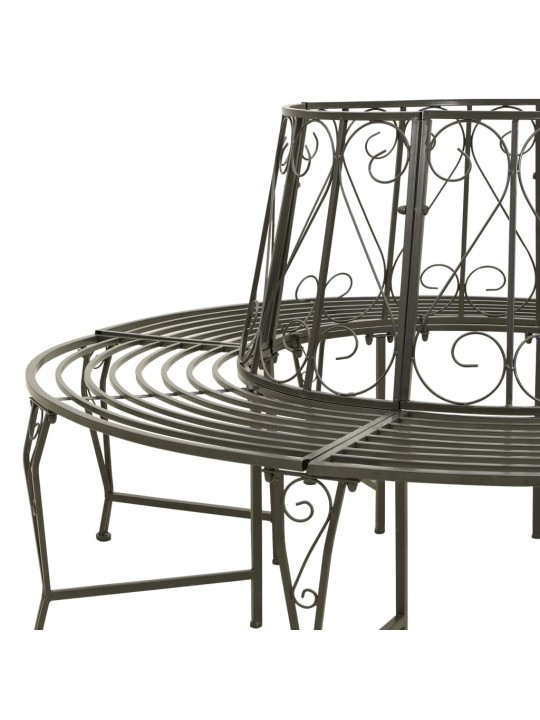 Sodo suoliukas aplink medį, 160cm, plienas