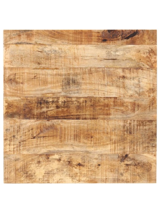 Bistro staliukas, 60x60x75cm, neapdorota mango mediena