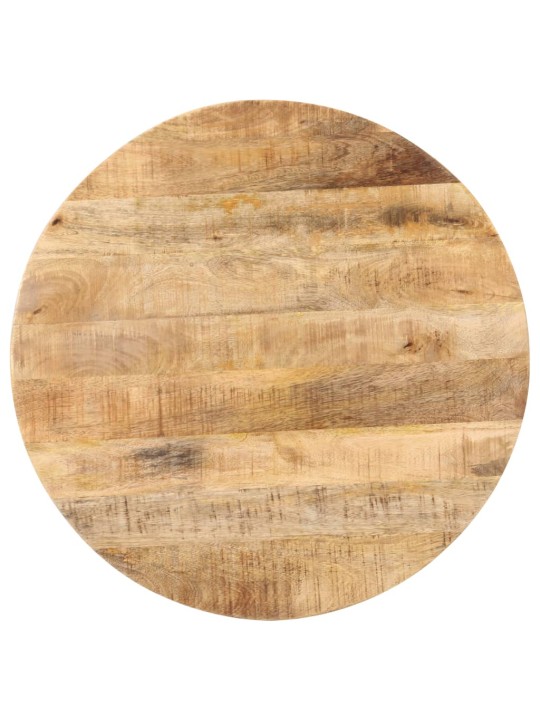 Bistro staliukas, skersmuo 70x75cm, neapdorota mango mediena
