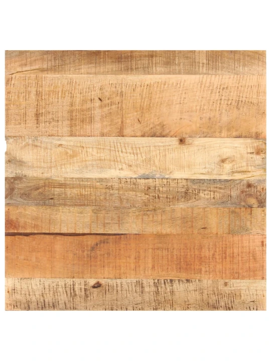 Bistro staliukas, 80x80x75cm, neapdorota mango mediena