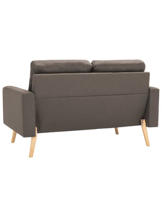 Sofos komplektas, 2 dalių, taupe, audinys (288701+288711)