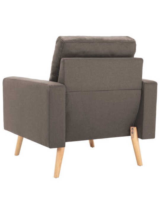 Sofos komplektas, 2 dalių, taupe, audinys (288701+288711)