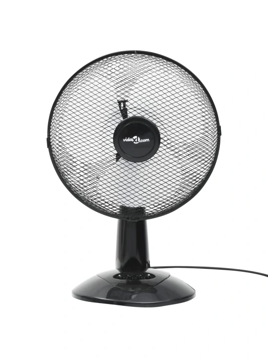 Stalinis ventiliatorius, juodas, 30 cm, 3 greičiai, 40 W