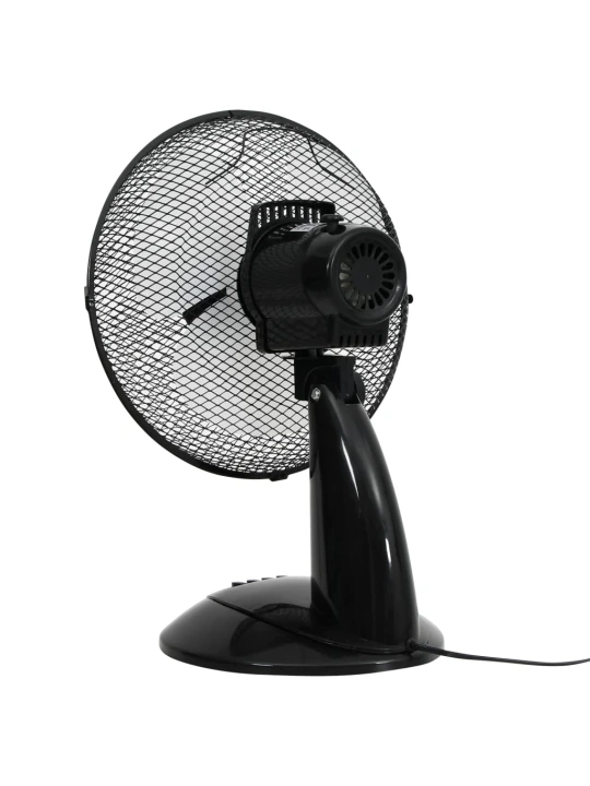 Stalinis ventiliatorius, juodas, 30 cm, 3 greičiai, 40 W