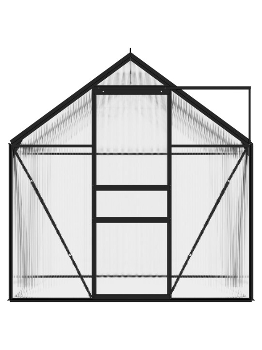Šiltnamis, antracito spalvos, aliuminis, 2,47m²