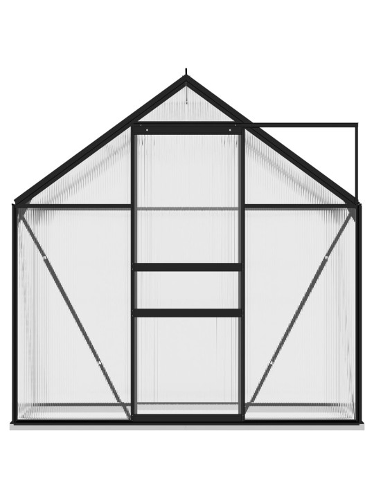 Šiltnamis, antracito spalvos, aliuminis, 1,33m²