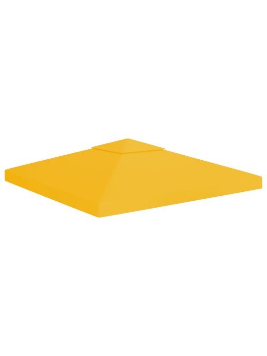 Pavėsinės uždangalas, 2 pakopų, geltonas, 3x3m, 310 g/m²