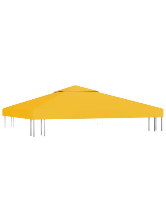 Pavėsinės uždangalas, 2 pakopų, geltonas, 3x3m, 310 g/m²
