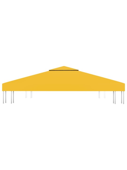 Pavėsinės uždangalas, 2 pakopų, geltonas, 3x3m, 310 g/m²