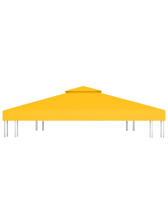 Pavėsinės uždangalas, 2 pakopų, geltonas, 4x3m, 310 g/m²