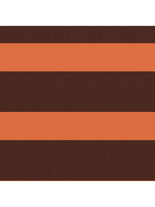Balkono pertvara, oranžinė ir ruda, 120x400cm, oksfordo audinys