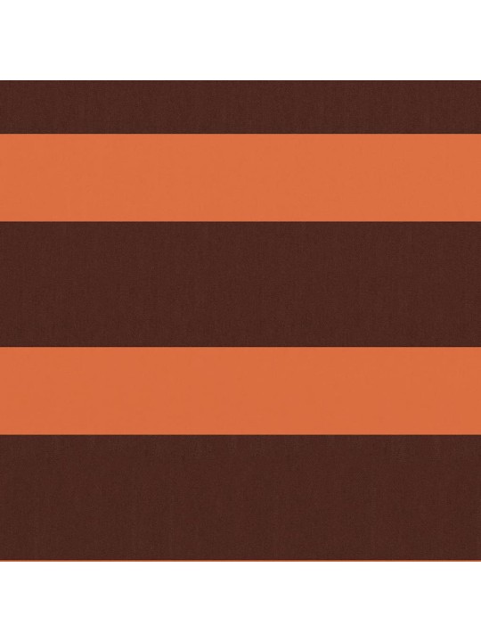 Balkono pertvara, oranžinė ir ruda, 120x500cm, oksfordo audinys