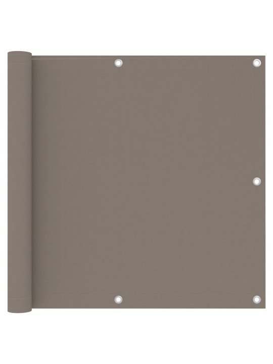 Balkono pertvara, taupe spalvos, 90x500cm, oksfordo audinys