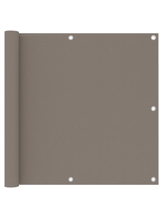 Balkono pertvara, taupe spalvos, 90x600cm, oksfordo audinys