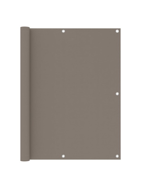 Balkono pertvara, taupe spalvos, 120x500cm, oksfordo audinys