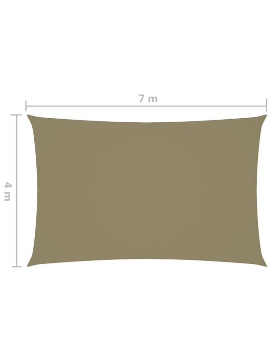 Uždanga nuo saulės, 4x7m, oksfordo audinys, stačiakampė