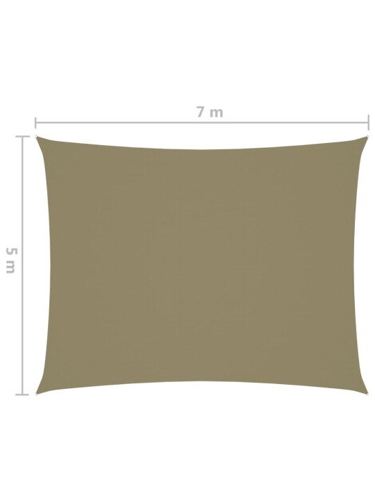 Uždanga nuo saulės, 5x7m, oksfordo audinys, stačiakampė