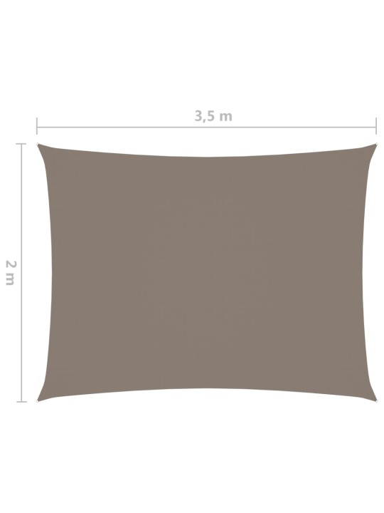 Uždanga nuo saulės, 2x3,5m, oksfordo audinys, stačiakampė