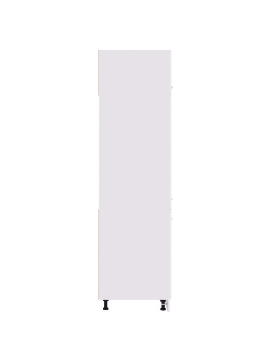 Šaldytuvo spintelė, baltos spalvos, 60x57x207cm, MDP