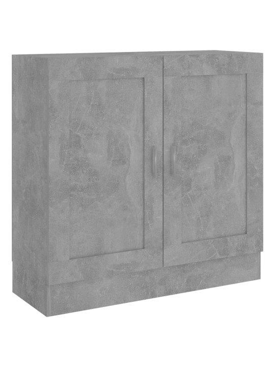 Spintelė knygoms, betono pilkos spalvos, 82,5x30,5x80cm, MDP
