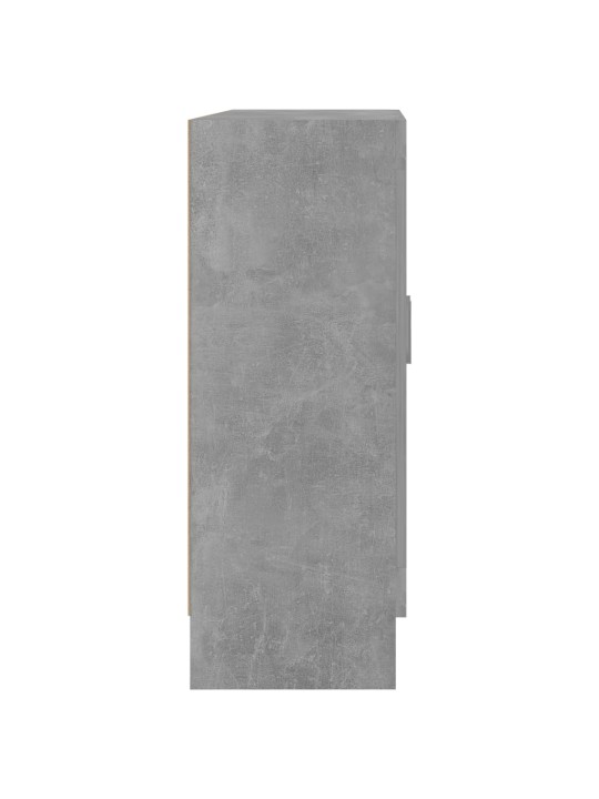 Spintelė knygoms, betono pilkos spalvos, 82,5x30,5x80cm, MDP