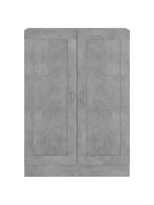 Spintelė knygoms, betono pilkos spalvos, 82,5x30,5x115cm, MDP