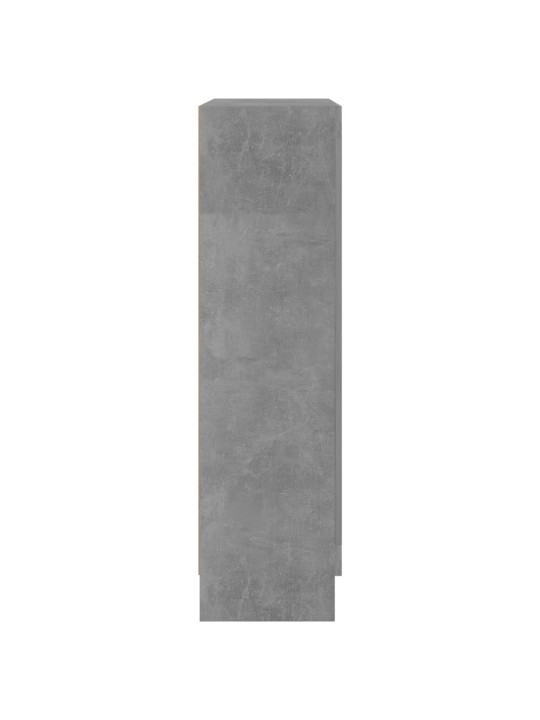 Spintelė knygoms, betono pilkos spalvos, 82,5x30,5x115cm, MDP