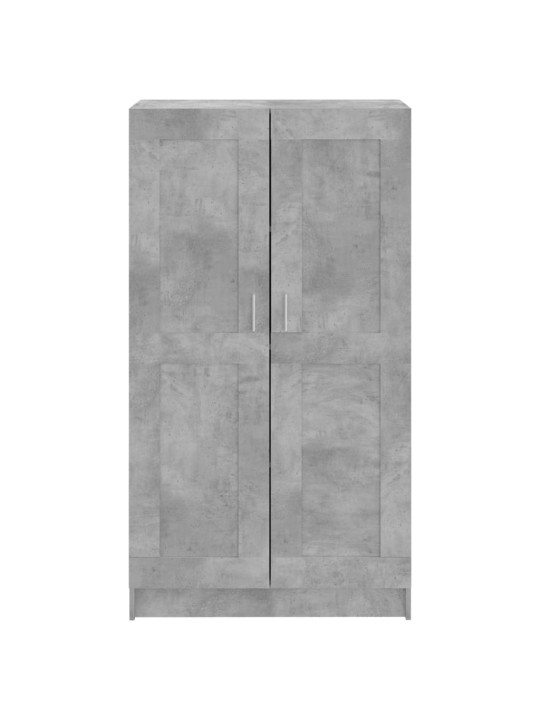 Spintelė knygoms, betono pilkos spalvos, 82,5x30,5x150cm, MDP