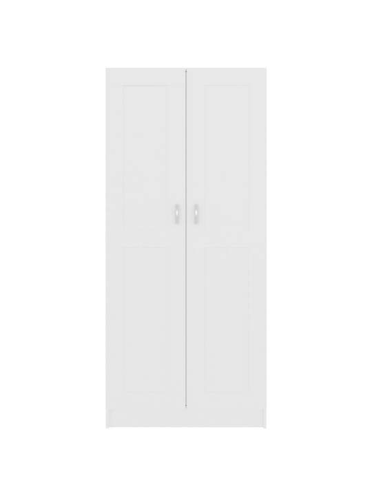 Spintelė knygoms, baltos spalvos, 82,5x30,5x185,5cm, MDP