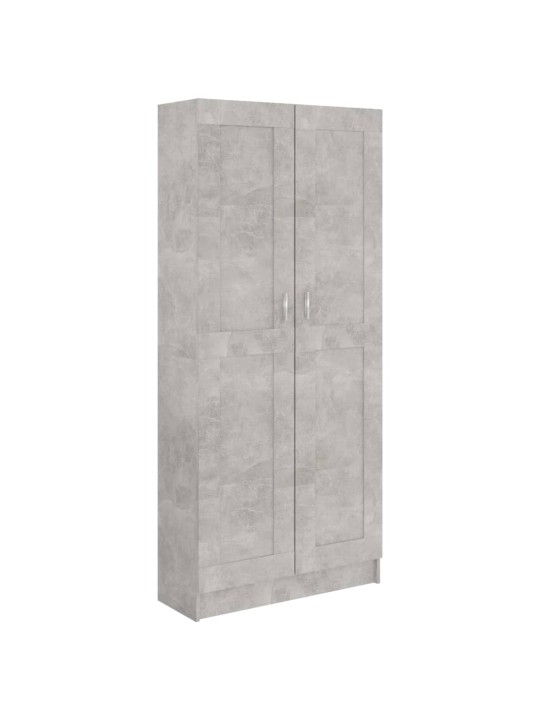 Spintelė knygoms, betono pilkos spalvos, 82,5x30,5x185,5cm, MDP