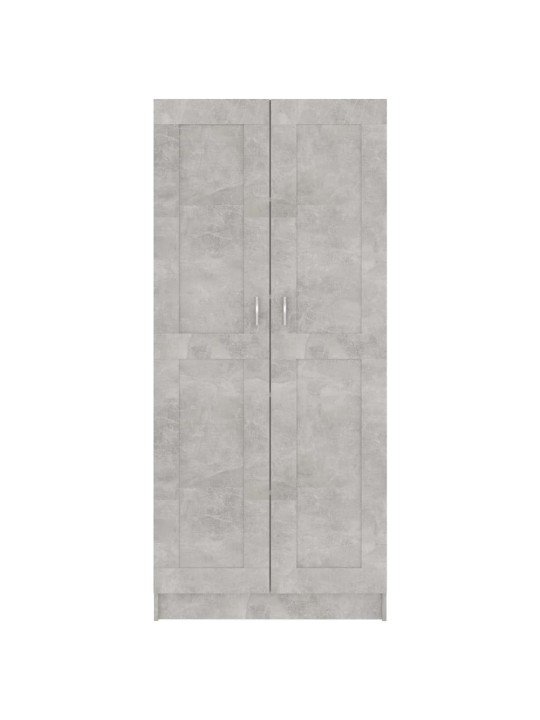 Spintelė knygoms, betono pilkos spalvos, 82,5x30,5x185,5cm, MDP