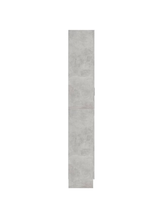 Spintelė knygoms, betono pilkos spalvos, 82,5x30,5x185,5cm, MDP