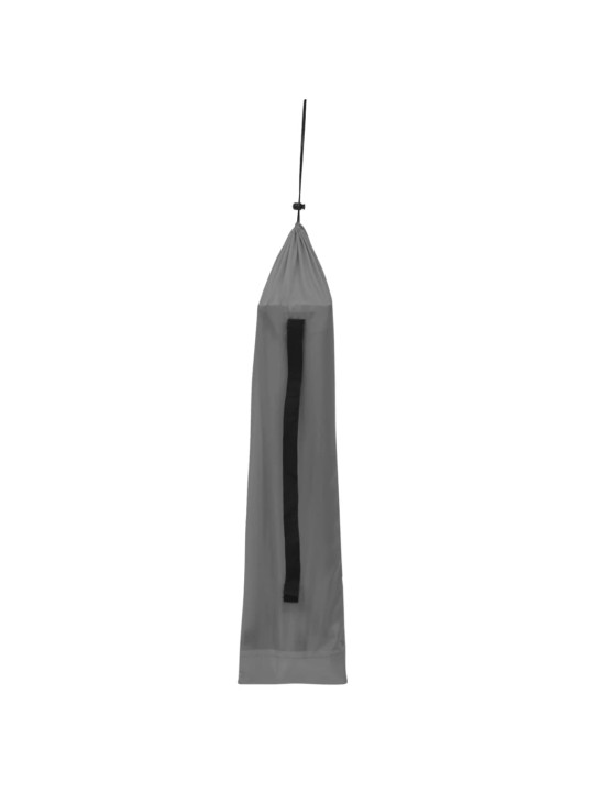 Stovyklavimo gultas, pilkas, 180x60x19cm, audinys ir plienas