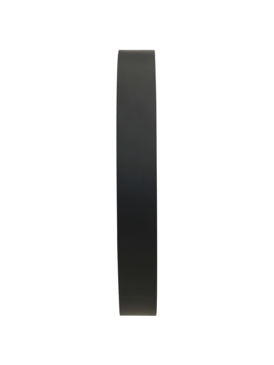 Šviečiantis sieninis laikrodis, juodos spalvos, 30cm