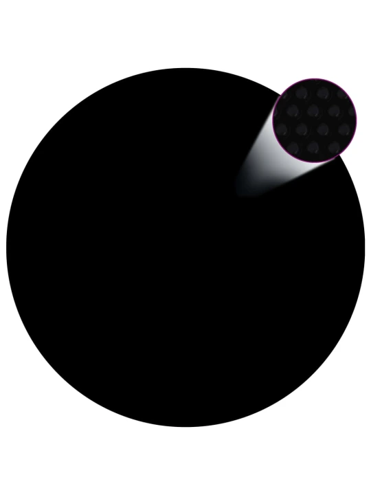 Saulę sugerianti baseino plėvelė, juoda/mėlyna, 417cm, PE