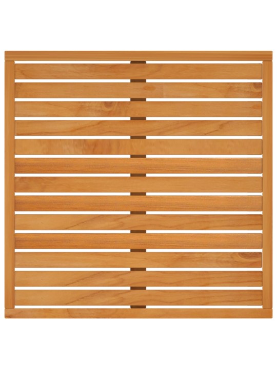 Sodo stalas, 68,5x68,5x24cm, akacijos medienos masyvas