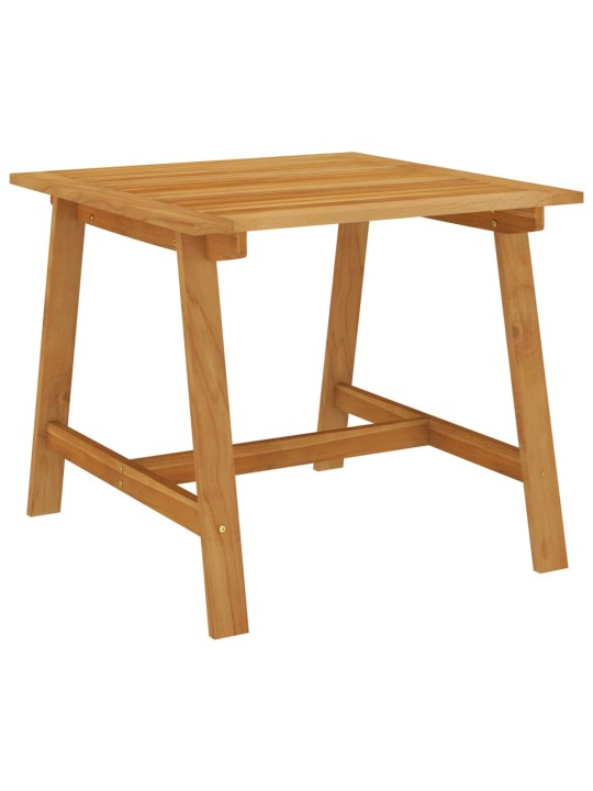 Sodo valgomojo stalas, 88x88x74cm, akacijos medienos masyvas