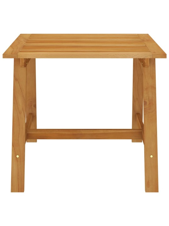 Sodo valgomojo stalas, 88x88x74cm, akacijos medienos masyvas