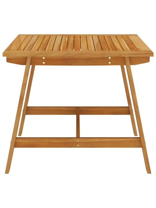 Sodo valgomojo stalas, 88x88x74cm, akacijos medienos masyvas