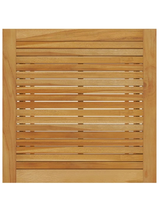 Sodo valgomojo stalas, 88x88x74cm, akacijos medienos masyvas