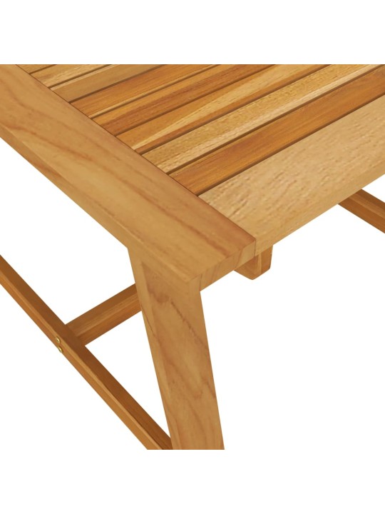 Sodo valgomojo stalas, 88x88x74cm, akacijos medienos masyvas