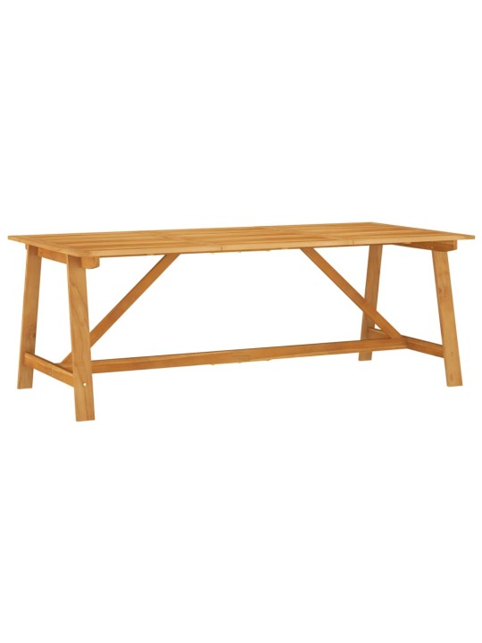 Sodo valgomojo stalas, 206x100x74cm, akacijos medienos masyvas