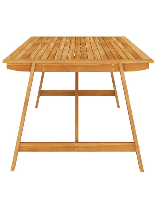 Sodo valgomojo stalas, 206x100x74cm, akacijos medienos masyvas