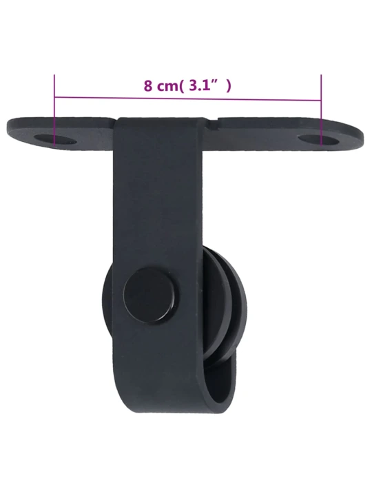 Stumdomų spintelės durelių sistemos rinkinys, 122cm, plienas