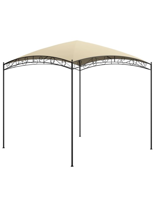 Pavėsinė, kreminės spalvos, 3x3x2,65m, 180 g/m²