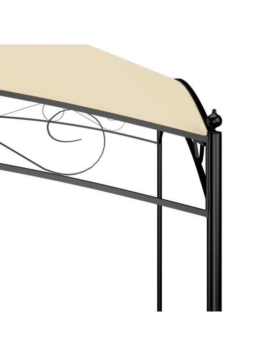Pavėsinė, kreminės spalvos, 3x3x2,65m, 180 g/m²